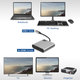 AC7012 USB-C naar HDMI Dual monitor adapter 4K