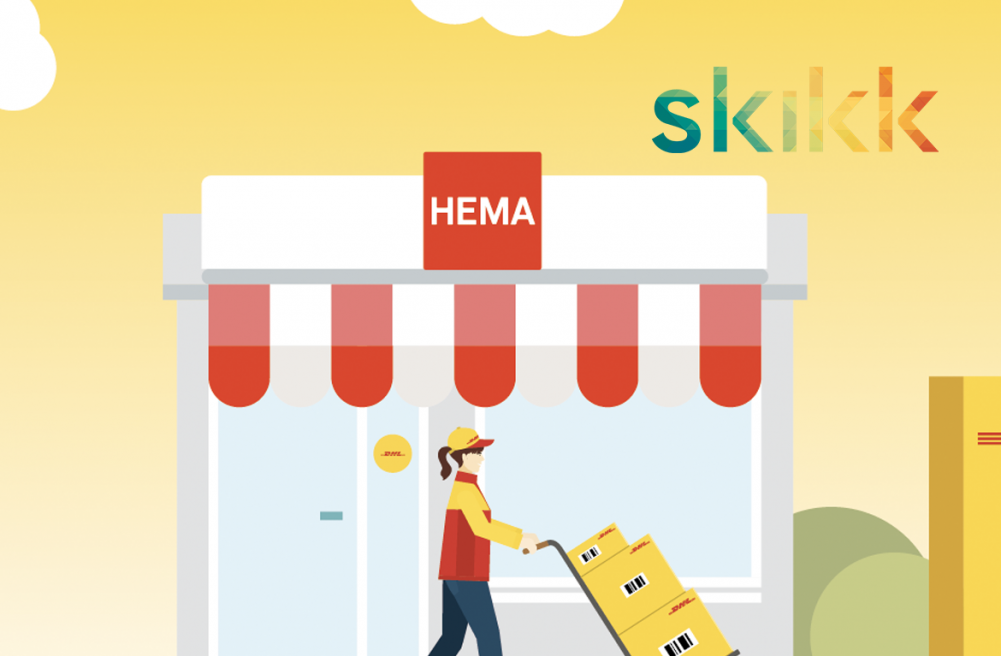 Collection points in 250 HEMA branches