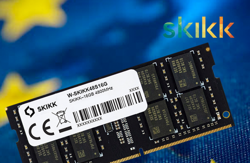 SKIKK, Pionier in Maatwerk Technologie, Lanceert Eigen SODIMM DDR5 4800MHz Geheugen