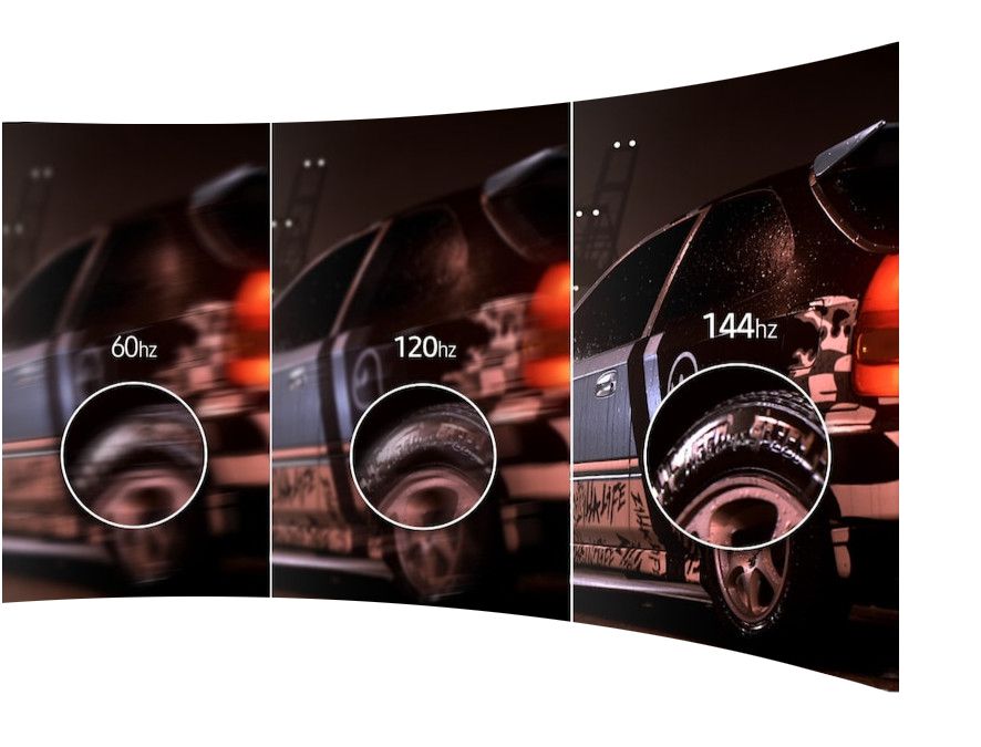 Refresh rate: The difference between 60hz and 144hz?