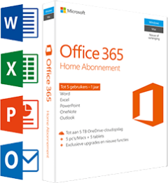 Microsoft Office 365 Family 5-PC/MAC 1 jaar