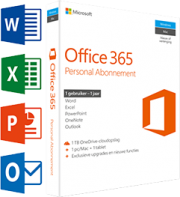 Microsoft Office 365 Personal 1-PC/MAC 1 año