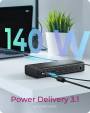 IB-DK7401-CU31 DockingStation 17-in-1 met 6x video output
